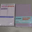 Set of Teacher Appreciation Notepads, 60 Tear Away Sheets & Lined Journal Notebooks, 160 Pages Notebook for Working, 5.7 x 8 inches