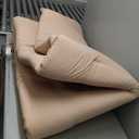 Mollydot Japanese Floor Futon Mattress Twin Size 39"x 80", Foldable Bed Mattress, Portable Tatami Mat Sleeping Pad, Folding Futon Cushion, Roll Up Floor Lounger for Guest Room Dormitory (Khaki)