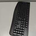 QUASIO Wireless Keyboard, 2.4G FullSized Ergonomic Wireless Computer Keyboard with Wrist Rest for Windows, Mac OS Laptop/PC/Desktop/Notebook(Black)