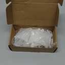 uxcell 30Pcs Triangle Glass Corner Protector, 0.24 x 2 Inch Plastic, Clear