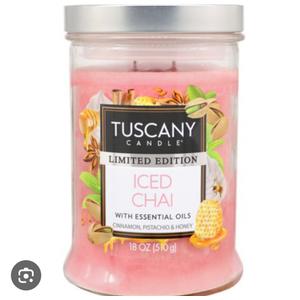 Tuscany Candle Iced Chai Scented Limited Edition Candle