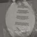 Centoco Elongated Toilet Seat, Closed Front with Cover, Residential, Plastic, Made in the USA, DSAZAM1600-001, White
