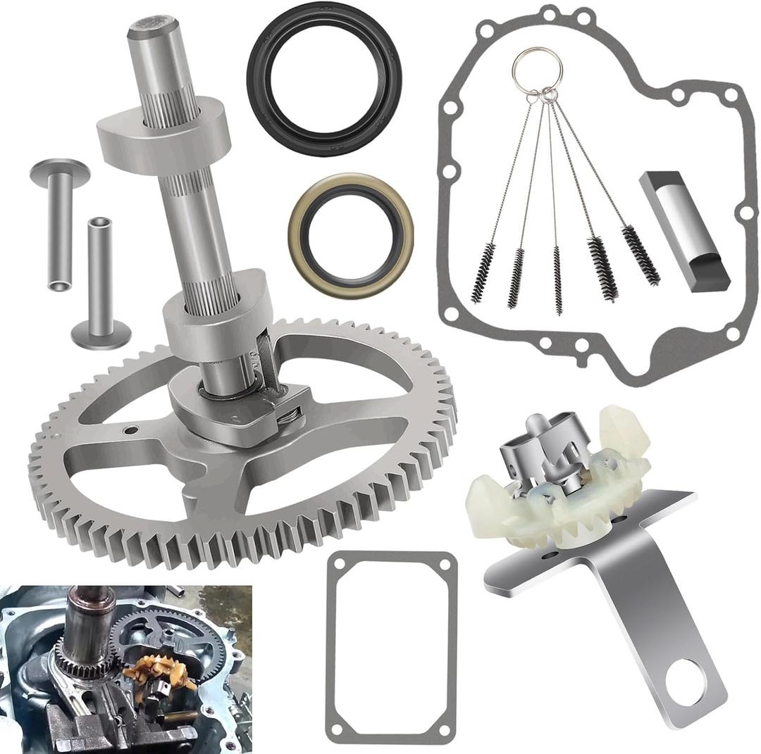 84005207 793880 Camshaft Kit W/691968 Governor & Oil Slinger for B&S, Replaces 391764, 490815, 84005207, 792681, Included 697110 272475S Gasket, 690564 Valve Tappet, 795387 Oil Seal