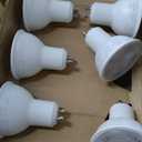 Amazon Basics MR16 LED Light Bulb, 50 Watt Equivalent, Energy Efficient 7W, GU10 Base, Daylight White 5000K, Dimmable, 10,000 Hour Lifetime , 6-Pack (Daylight)