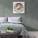 Wooden Puzzles Adults 300 Pieces, White Owl Animal Shaped Wood Puzzle with Unique 3D Paper Carved Effect, Challenging Jigsaw Puzzles, Christmas Birthday Gifts for Women Mom, Wall Decor13.3in