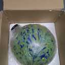 VCUTEKA Solar Gazing Ball, 10" Glass Gazing Balls Sphere with Solar Light for Garden Decor Lawn Outdoor Yard Decorative