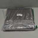 BOOMIBOO Hanging Closet Organize and Shelves5-Hanging Shelf with 2 Side PocketsStorage Foldable Grey (1)