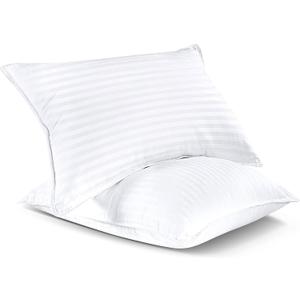 Bedding Bed Pillows for Sleeping King Size (White), Set of 2, Down Alternative Pillow for Sleeping, Cooling Hotel Quality Pillow Set for Back, Stomach or Side Sleepers