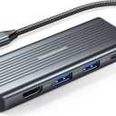 USB C to HDMI, Dual Monitor Adapter, DockteckExpand 5 in 1 Hub with 2 HDMI 4K, 2 USB 3.0, PD 100W Charging, USB C to MultiPort Adapter for Dell, HP, MacBook and Type C Devices