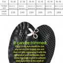 Insoles for Women Man,Cloud Soles for Men Women,4D Cloud Soles for Men,Anti Fatigue, Shock Absorption, Foot Pain Relief (Black, S) (Black:Men: 6.5-7.5/Women: 8-9)