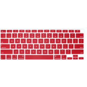 Se7enline Compatible with MacBook Air 13 inch Keyboard Cover 2018/2019/2020/2021/2022/2023/2024 Soft Silicone Protector for Mac Air 13 Inch M1 A2337/A2179 with Retina Display Keyboard Skin, Wine Red