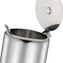 Set of Silver 285ml Stainless Steel Sugar Bowl with Spoon,Condiment Seasoning Pot Sugar Canister with Spoon - Storage Tank for Various Seasonings and Spices,Dinnerware and Serveware Kitchen Gadgets