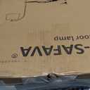 Uonlytech Japanese Paper Floor Lamp Shade: Foldable Paper Lampshade Replacement for Living Room Bedroom Office Modern Minimalist Light Shade Decor