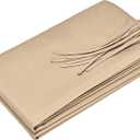 Tangkula 17x7 Ft Universal Pergola Replacement Canopy, Outdoor Canopy Shade Cover w/ 6 Copper Grommets & 4 Straps, Sun-protective Polyester Replacement Cover for Pergola Structure (Cover Only) (Beige)