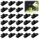 30 Pcs Tarp Clips, Heavy Duty Lock Grip, Shark Tent Fastener Clips Holder, Reusable Tarp Clamps for for Secures Outdoor Camping, Awnings, Car Covers, Swimming Pool Covers