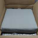 Arden Oceantex Outdoor Dining Chair Cushion Set, 21 x 38, Recycled Fabric, Rain-Proof, Fade Resistant Natural Tan