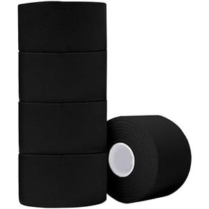 ADMITRY Athletic Tape 9Pack Black and White Sports Tape,Strong Stick No Sticky Residue for Hockey Climbing Sports Medical Splints