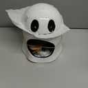 Mud Pie Open Mouth Light Up Musical Candy Container, Ghost, 6" x 4"dia