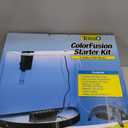 Tetra 3 Gallon Small Fish Tank, Aquarium Starter Kit, with Filter, Air pump, & Color Changing Light, Half Moon shape, for Gold Fish & Betta (3 Gallon (12.9 x 6.8 x 12.5 inches))