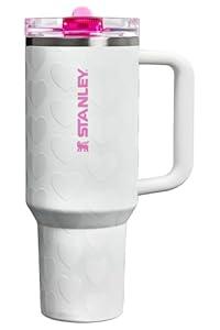 STANLEY Quencher ProTour Flip Straw Tumbler with Leakproof Lid 40 oz | Built-In Straw & Handle | Cupholder Compatible for Travel | Insulated Stainless Steel Cup | BPA-Free | Frost Lovely