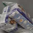 Clean Conscious Overnight Diapers | Up to 12 Hours of Protection | Hypoallergenic + Fragrance Free | Cozy Cloud + Star Signs | Size 6, 34 Count Club Box