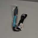 FARERY Mini Thermal Brush, Curling Iron 3/4 Inch, Heated Round Brush for Volumizing and Small Curls, Travel Size Curling Iron for Short & Thin Hair, Dual Voltage, One Heat 392F, Blue