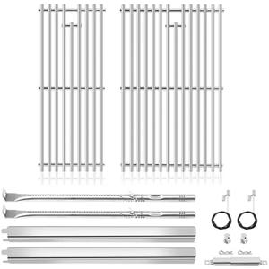 Grill Replacement Parts for Charbroil Performance 2 Burner 463630021 463660421 463630422 463660021, Grill Grate, G325-0002-W1 Heat Plates, G327-2100-W1 Burner and Igniter for Charbroil 463630021 Parts