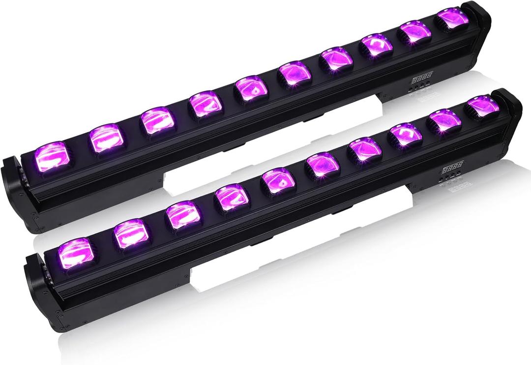 Betopper 10x15w RGBW Moving Beam LED Light Bar,10 Eye Stage Light Strobe Beam Like Spider RGBW 4IN1 DMX 512 & Sound Activated DJ Lighting for Theater KTV Club Ball Disco Event L1015 (2)
