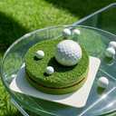 24Pcs Golf Cupcake Toppers Sports Golf Ball Cupcake Picks Golf Birthday Cake Decorations for Baby Shower Golf Sports Players Theme Birthday Party