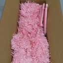 3Ft Premium Artificial Small Mini Christmas Tree for Tabletop,Home, Office, Indoor and Outdoor Decor,Holiday Decoration,Easy Assembly Metal Hinges & Foldable Base 160 Branch Tips Pink Tree