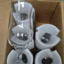 Cheardia 6 Pack Hurricane Glass, 14 oz Pina Colada Glasses Clear Tulip Drinking Cups for Juices, Cocktails, Full-Bodied Beer, Tropical Drinks, Water, Beverages