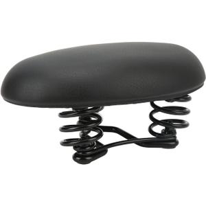 Noseless Bike Saddle for Men Women, Wide Shock Absorbing Bicycle Seat with Comfort Foam, Universal Fit for Mountain, Folding, Road, Exercise and Stationary Bikes