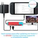 USB C to HDMI Adapter for Switch 2,USB C Docking Station with 4K@60Hz HDMI Port/Type-C PD Port/USB 3.0 Port/1000M LAN Port,Replacement for Official Switch 2/Switch/Switch OLED/Steam Deck Dock