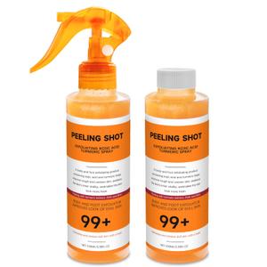 Body Keratin Care Kojic Acid Turmeric Spray: Gently Exfoliating Peeling Shot– Hydrates,Nourish your skin,Suitable for All Skin Types, 200ml - OP