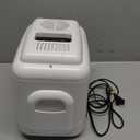 CROWNFUL Mini Fridge, 4 Liter/6 Can Portable Cooler and Warmer Personal Refrigerator for Skin Care, Cosmetics, Beverage, Food,Great for Bedroom, Office, Car, Dorm, ETL Listed (White)