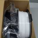 Creality 2 kg Black & White PETG 1.75mm Filament, 3D Printer Filament Bundle, Excellent Toughness High Precision, Odorless Non-Toxic Moistureproof, Glossy, Accuracy +/- 0.02mm