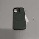 ESR Silicone Case for iPhone 17, Built-in Camera Stash Stand Compatible with MagSafe, Military-Grade Drop Protection Magnetic Phone Case for iPhone 17, Cloud Series, Olive Green