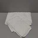 Queen Pillow Shams 2 Pack, Queen Size Pillowcases, Soft Microfiber Geometric Tufted Pillow Covers with Envelope Closure, Ivory, 20x30 Inches