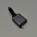 LISEN Retractable Car Charger, Gifts for Him Her, Car Adapter USB C Fast Charger, gifts for Mothers Day Travel Essentials kits Car Accessories for Men Women Gifts for iPhone 17 16 15 14 13 Samsung S26 (Grey)