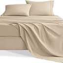 King Size Sheets Set, 4 Pieces Hotel Luxury Soft Microfiber Bed Sheets Set, Up to 16" Deep Pockets, Oeko-Tex Sheets with Elastic, Breathable, Wrinkle Free