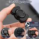 6PCS Fidget Toys Sets Adults & Teen,Metal Fidget Spinner Cool Classroom Desk Toys for Stress & Anxiety Relief,Fidget Blocks Sensory Rings Toy Pack for Autism ADHD Best Gift for Adults&Family