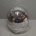 NuLink 8inch Disco Ball Decor Mirror Balls Hanging Disco for Party Decorations Wedding Home (Silver)