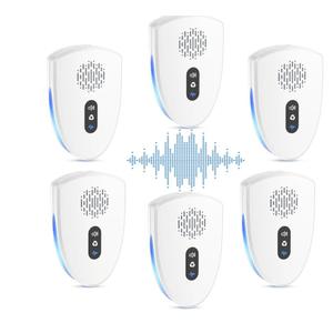 2025 Upgraded Ultrasonic Pest Repellent Indoor Insect Repeller, Pest Control, Repellent Roach, Mouse, Bugs, Mosquito, Mice, Spider, Ant, Rodent Repellent Ultrasonic Plug in, 3 Mode Switching, 6 Packs