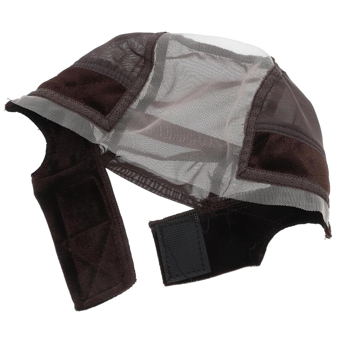 Shaped Mesh Hair Net Cap for Women Breathable Lace Wig Liner with Adjustable Comfortable Double Sided Design for Wig Making and Sleeping