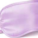 LULUSILK 100% Mulberry Silk Sleep Mask, Lavender Silk Eye Cover for Sleeping, Pack of 1