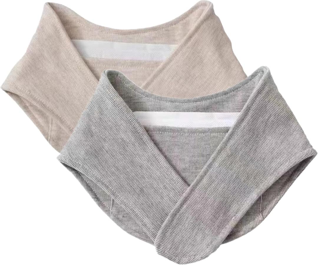 20LY 2 PCS Cotton Neck Warmer Scarves Wraps Soft Adjustable Women Men Winter Neck Gaiter for Air Conditioned Rooms Office Travel Outdoors