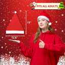 12/24/48/108pcs Santa Hats, Bulk Santa Hats for Adults and Little One, Red Classic Christmas Caps, Gorros De Navidad