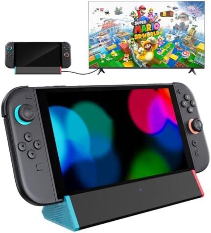 SIWIQU for Nintendo Switch 2 Dock Station, Portable TV Docking Station Replacement with 4K@120Hz HDMI Adapter/2 USB Port/Type C Port for Nintendo Switch 2 ONLY