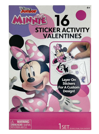 Exchange Cards Sticker Activiti Minnie 2 Pack