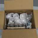 Stainless Steel Popsicle Molds, Set of 6 Ice Cream Maker, Ice Pop Molds With Holder, Metal Reusable Homemade Popsicle Molds with Sticks and Bags (Round Cup, No Slot)